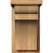 Ekena Millwork Yorktown Rough Sawn Corbel w/Backplate, Western Red Cedar, 8"W x 10"D x 14"H COR08X10X14YOR01RWR - alternate 3